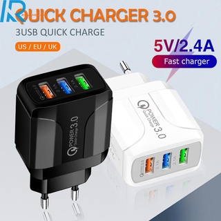 Củ sạc nhanh qc 3.0 5v 2.4a 3 cổng usb cho iphone