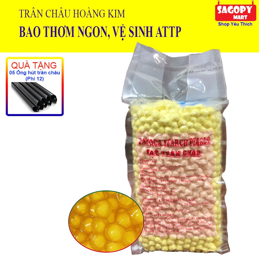 Trân châu Hoàn Anh (1kg) trắng ngọc trai, hoàng kim caramel làm trân châu đường đen ngon hơn Gia Uy Trường Lạc 3q giá rẻ | BigBuy360 - bigbuy360.vn