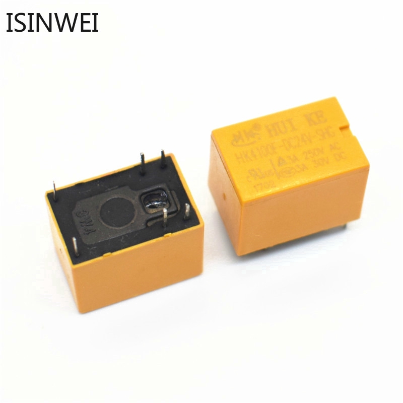 5PCS HK4100F-DC24V-SHG 3A 24V 6 PIN Relays Wholsale Price