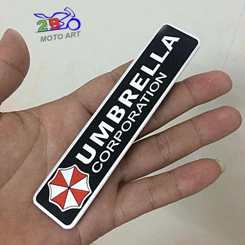 DECAL NHÔM UMBRELLA - 12 CM X 2,6 CM