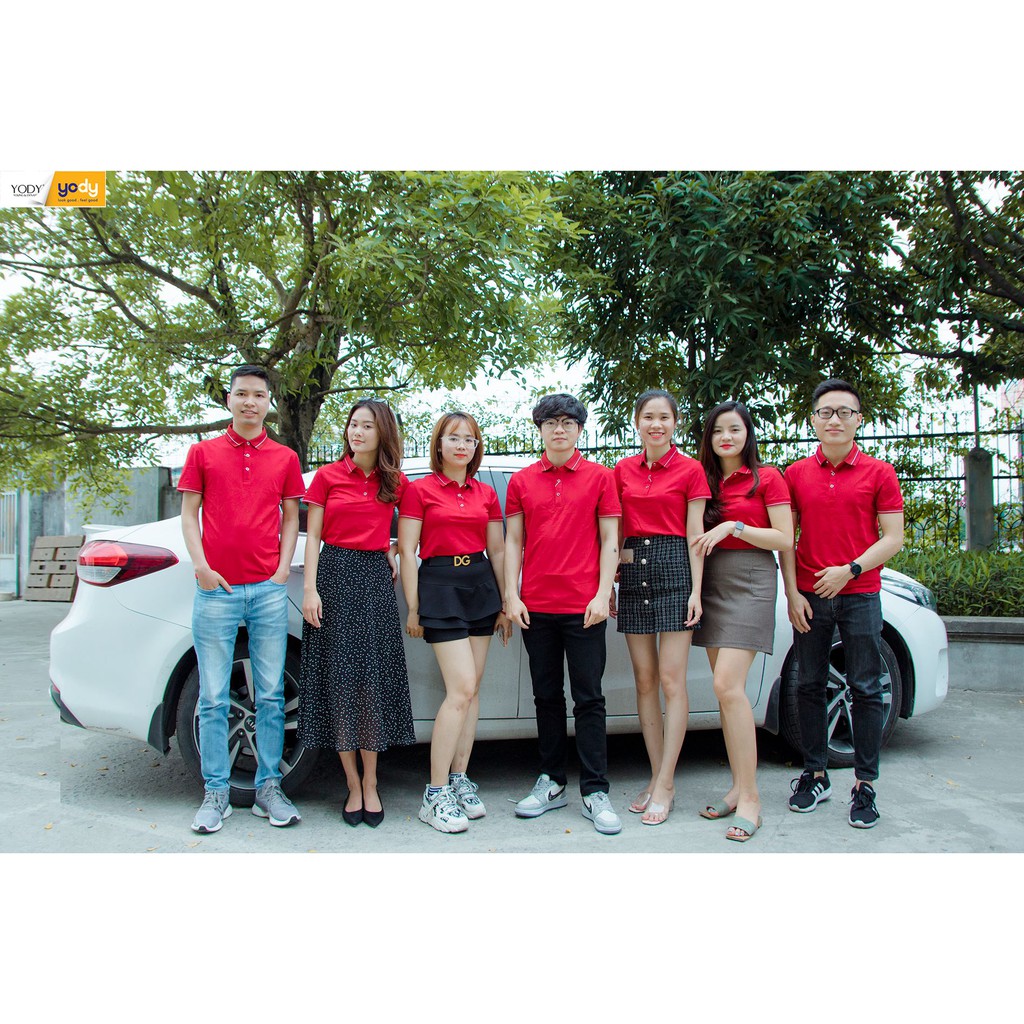 Áo Polo Nữ Pima YODY Áo Thun Cotton Co Giãn, Thấm Hút Mồ Hôi Mã: APN3010