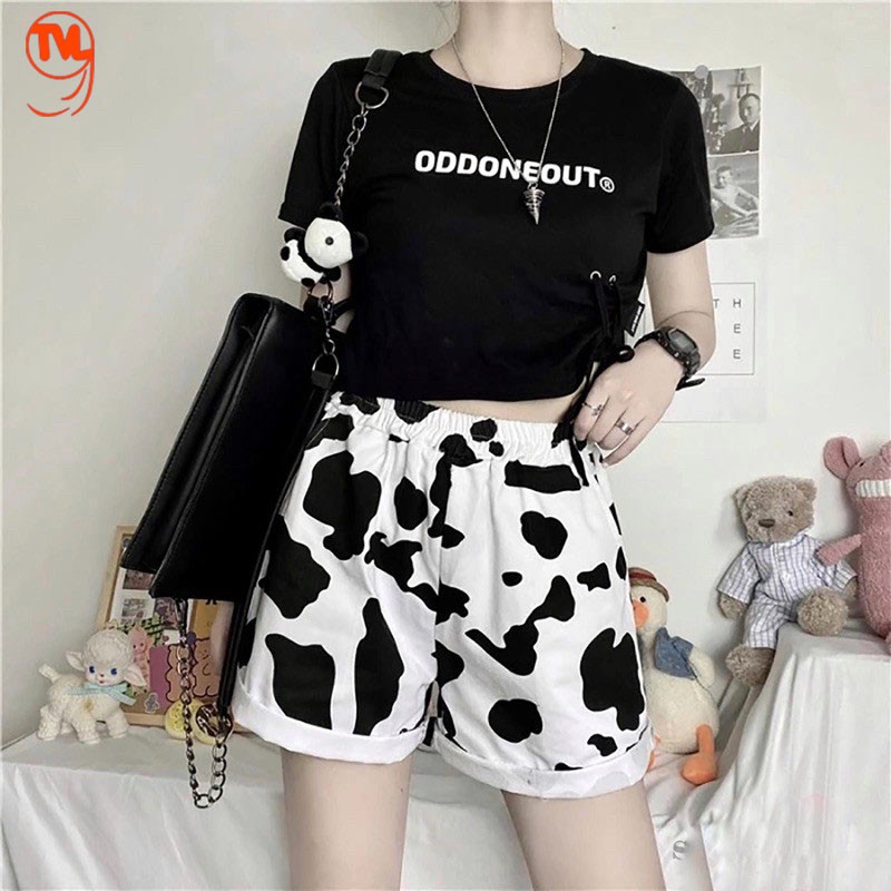 Quần short nữ TVL1999, quần đùi nữ bò sữa ống rộng cạp chun chất liệu cotton cao cấp đem lại cảm giác thoải mái