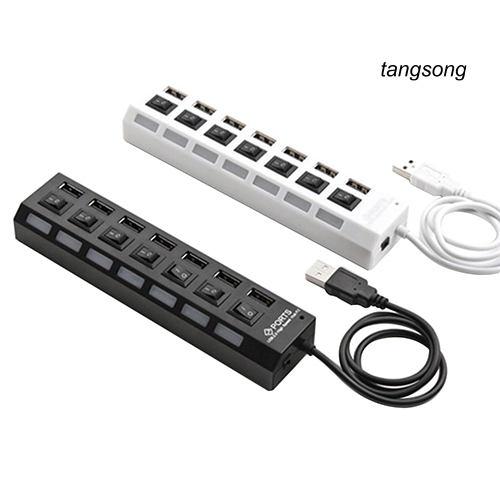 Hub Ts-7 Cổng Usb 2.0 Tốc Độ Cao Cho Laptop Pc