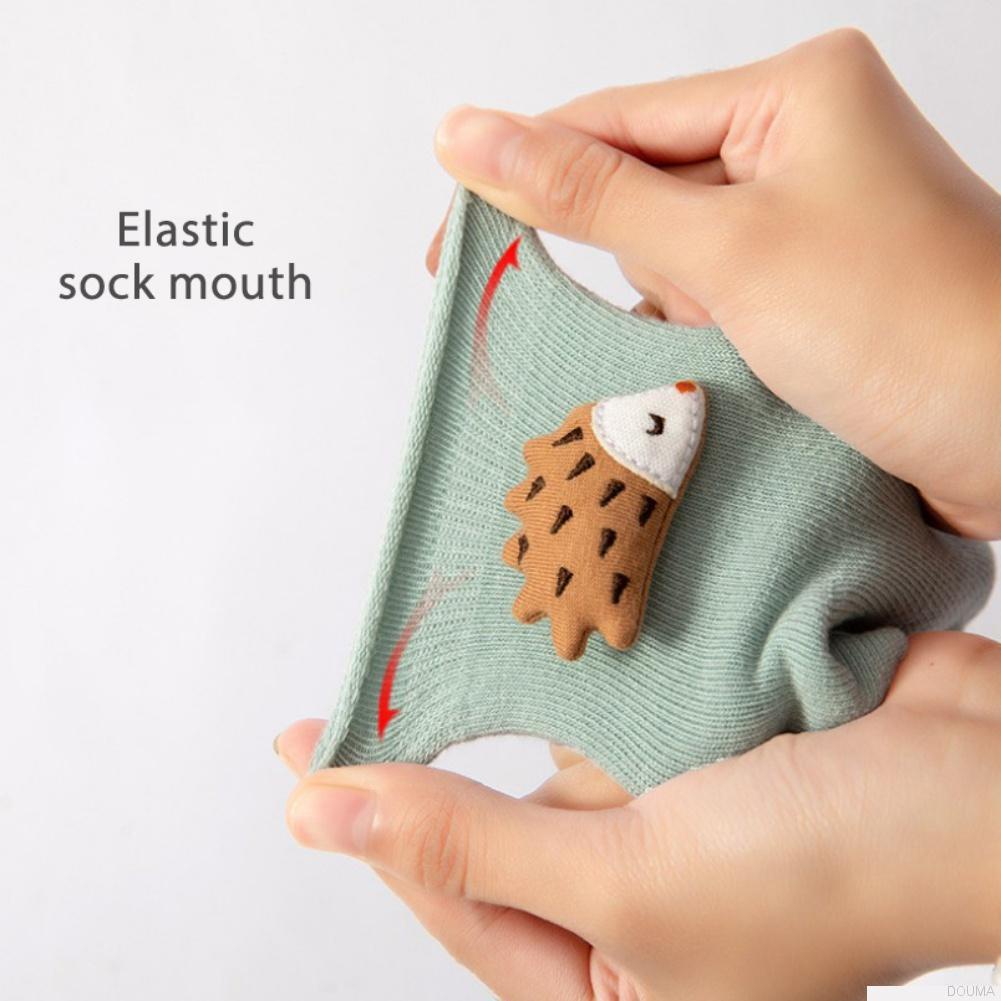 Baby Socks Combed Cotton Loose Boneless Children's Anti-Socks Autumn And Winter Baby Anti-Slip Socks Cute Cartoon Floor Socks