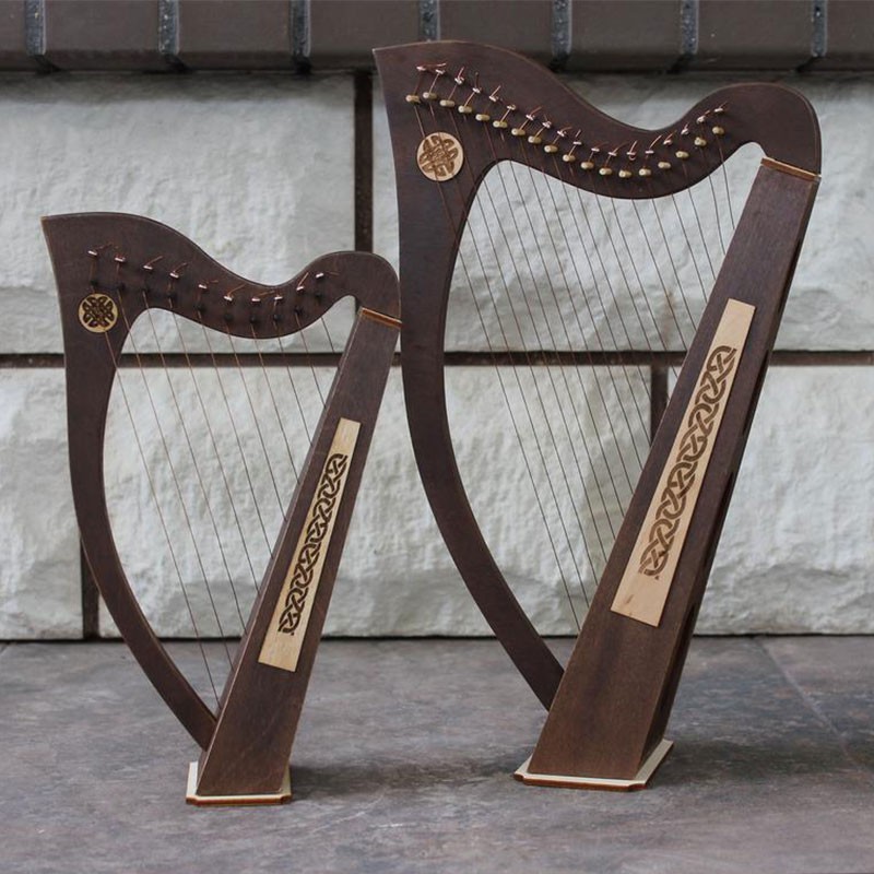 Đàn Lyre Harp đàn hạc thủ công Tặng phụ kiện giáo trình bảo hành thân đàn 10 năm tặng đàn kalimba 17 phím KATENE-W01026