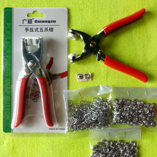 Bộ kiềm bấm nút sắt 170k
