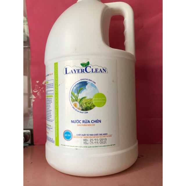 NƯỚC RỬA CHÉN BÁT LAYER CLEAN 5000ml