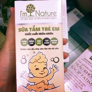 SỮA TẮM TRỊ RÔM SẢY, MẨN NGỨA CHO BÉ I'M NATURE