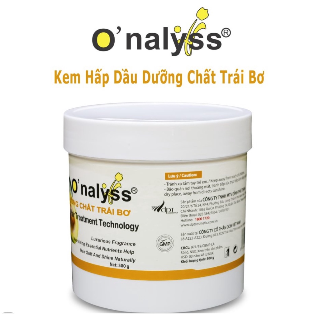 Hấp Dầu Onalyss Trái Bơ 1000ml