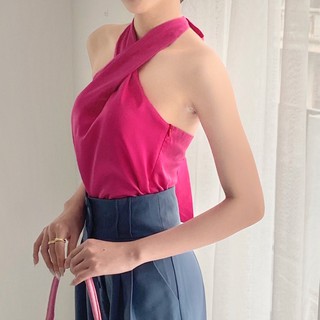 Áo lụa yếm - Wrap Tank Top