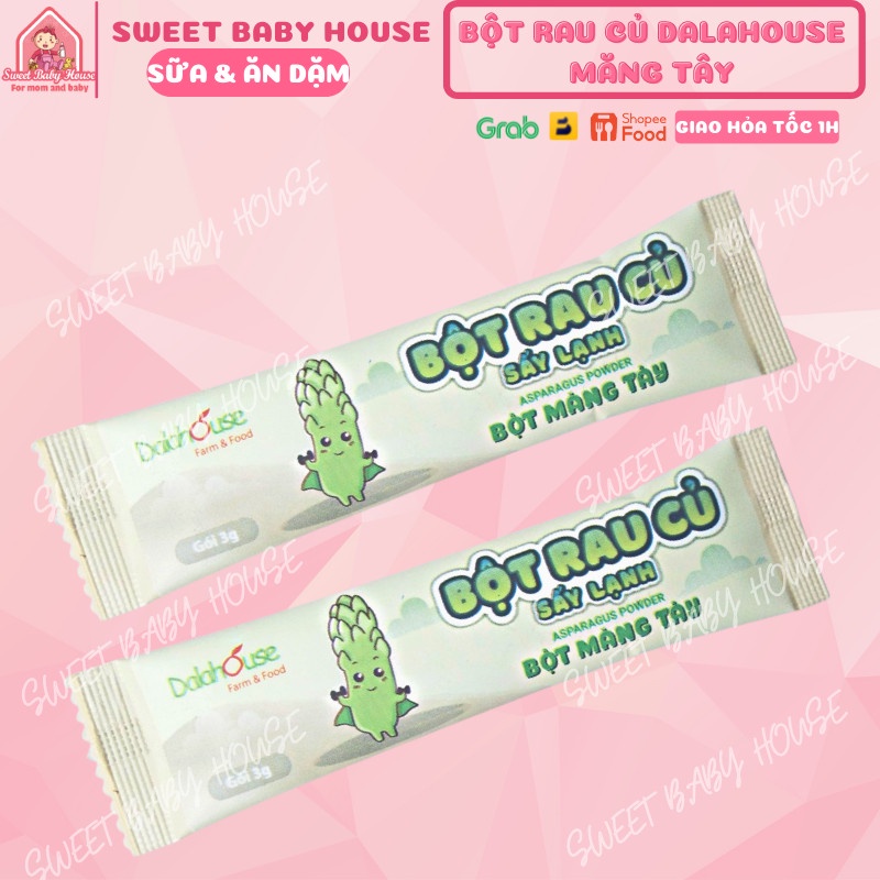 Bột rau củ Dalahouse gói 3g cho bé ăn dặm. Date 5/2024 - Sweet Baby House
