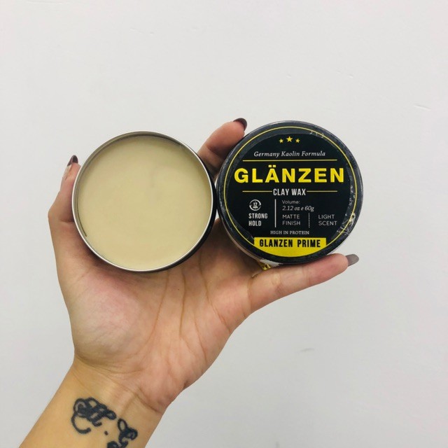 Sáp Vuốt Tóc Glanzen Prime - Sandar Wood | Phiên Bản Đặc Biệt Hương Gỗ Nam Tính 60G