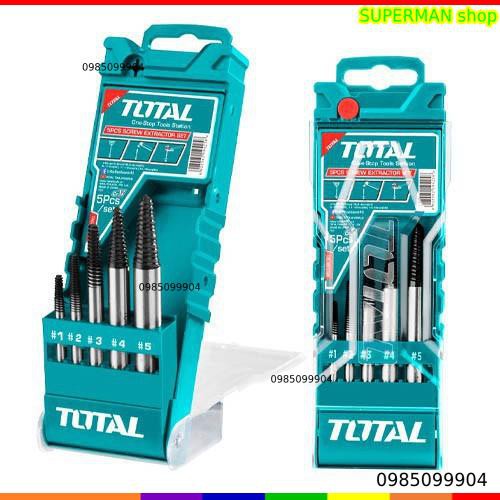 Bộ Mở Ốc Vít Gãy mũi lấy ốc gãy mũi taro chính hãng Total Ingco Licota Tolsen