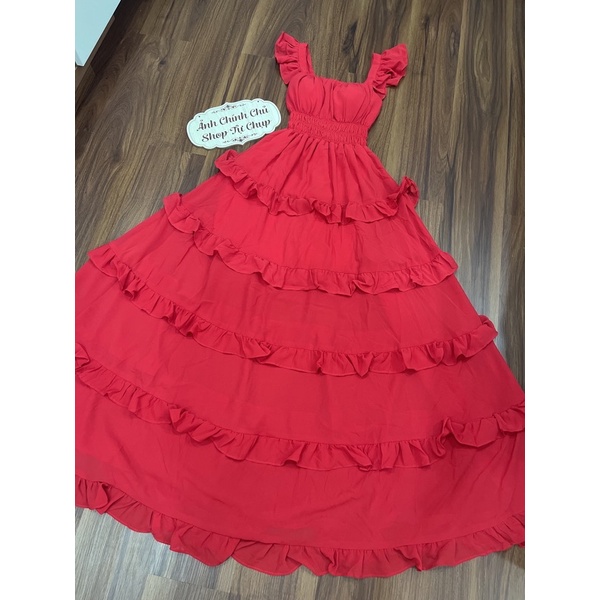 [MAXI] Đầm maxi đi biển dự tiệc tầng cánh tiên