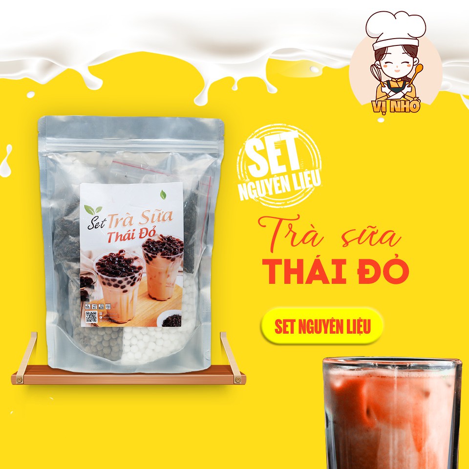 Set Trà Sữa Phúc Long, Thái Xanh, Thái Đỏ ( 35 -40Ly) Tặng Kèm Công Thức - VỊ NHỚ | BigBuy360 - bigbuy360.vn
