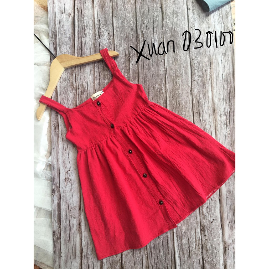 VÁY XÒE BÉ GÁI ĐŨI KHUY GÔC CHO BÉ GÁI