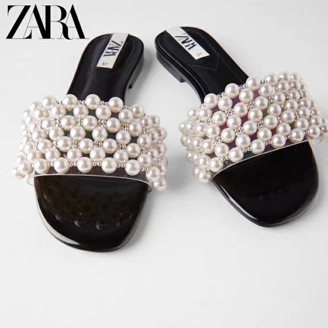 SALE LE SIZE  Dép Zara quai ngọc ảnh thật