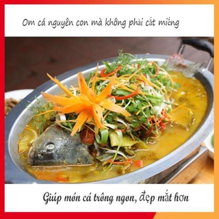 Khay om cá inox cao cấp đa năng kèm vỉ