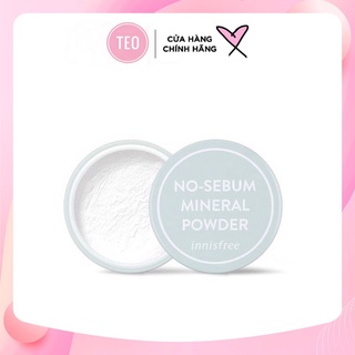 Phấn phủ bột kiềm dầu Innisfree No Sebum Mineral Powder - màu xanh.