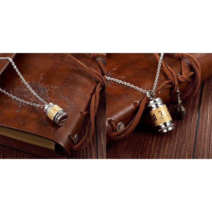 MẶT DÂY CHUYỀN TITAN UM MANI PADME HUM HÌNH TRỤ MD180