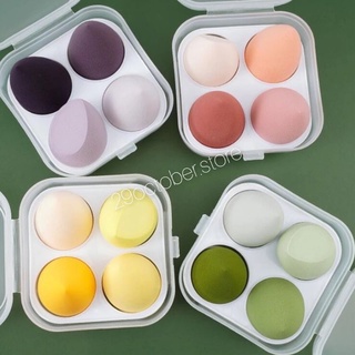 Set 4 bông mút trang điểm