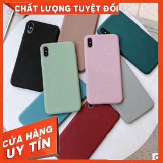 Ốp lưng iphone trơn dẻo nhiều màu 7/7plus/8/8plus/x/xs/xs max/11/11 pro/11 pro max