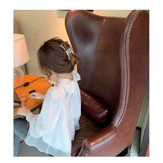 Order áo sơ mi cổ nơ xinh xắn