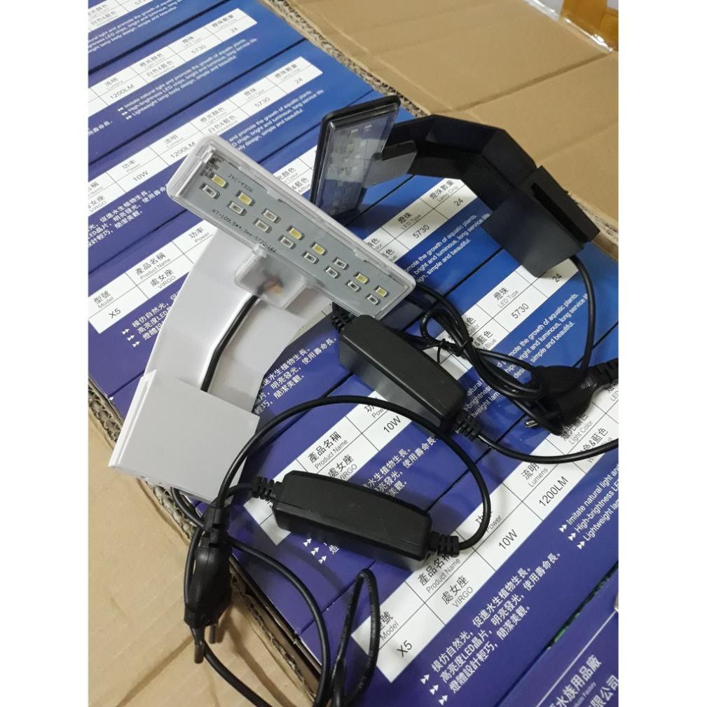 Đèn thủy sinh WRGB cho bể thủy sinh mini- Đèn kẹp bể thủy sinh đa màu sắc