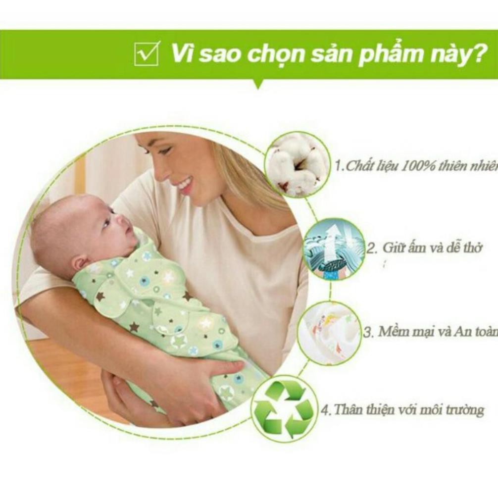 Ủ kén Summer Swaddle Me cho trẻ sơ sinh hàng loại 1, chuẩn tem mác