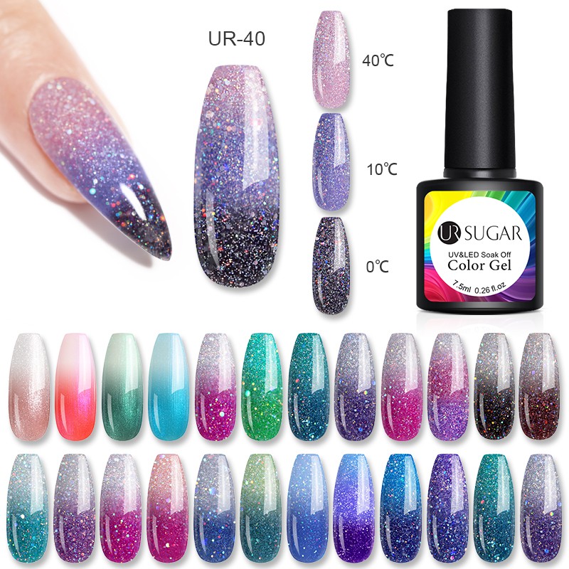 UR SUGAR Gel Sơn Móng Tay 7.5ml Lấp Lánh Nhiều Màu Xinh Xắn