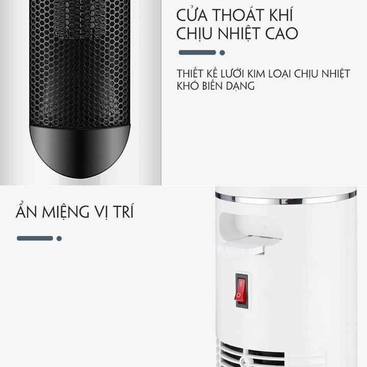 Quạt sưởi TCL có điều khiển, máy sưởi cao cấp tự ngắt khi nhiệt độ cao an toàn cho trẻ nhỏ