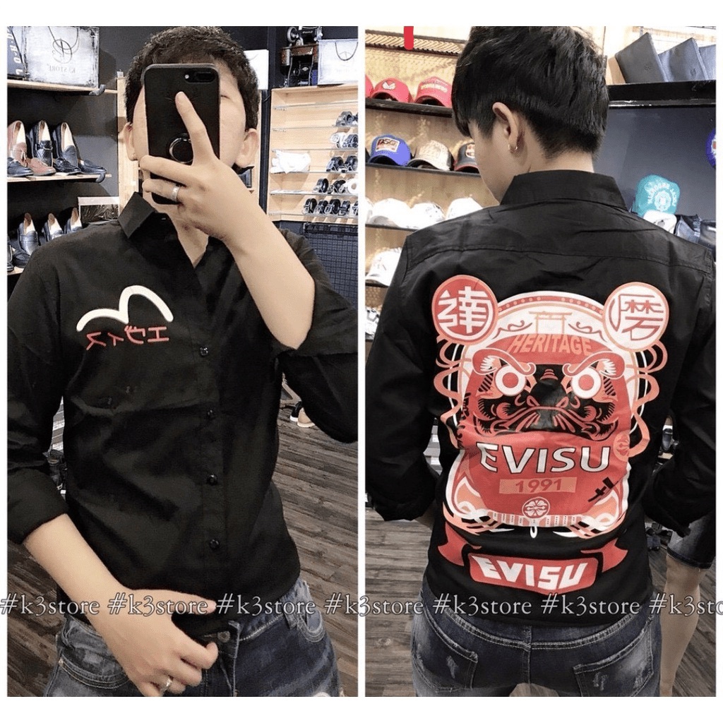 Áo sơ mi nam nữ HOTTREND vải lụa nến không nhăn họa tiết cực đẹp cho các ae KOKO MI