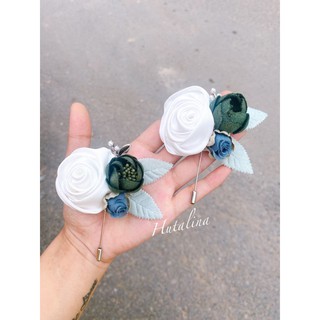 Hoa cài áo (Váy) Handmade cao cấp của Hutalina mã CV02