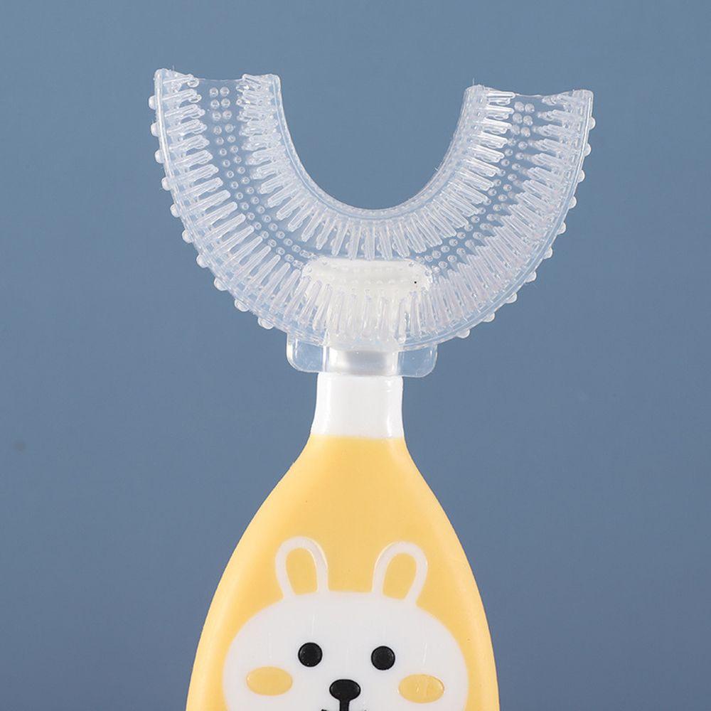AUGUSTINA Bàn Chải Đánh Răng Lông Mềm Hình Chữ U Dành Cho Bé 1-6 Tuổi