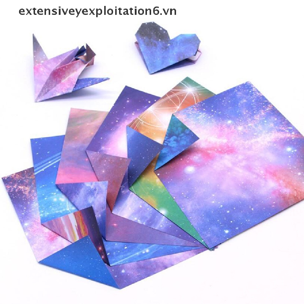 Set 60 / 65 Giấy Xếp Origami Hình Hoa / Ngôi Sao Hai Mặt