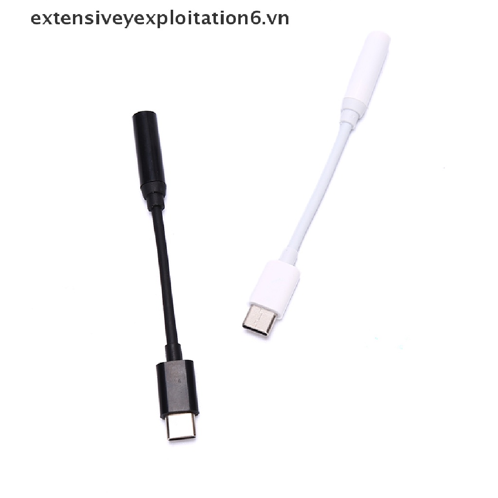 Cáp Chuyển Đổi Âm Thanh Type C Đầu Cắm 3.5mm Sang Ổ Cắm 3.5 AUX E6VN