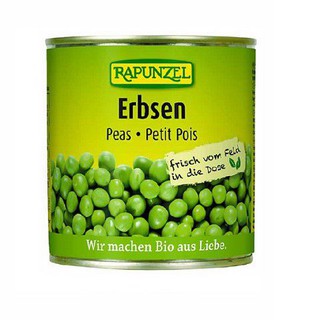 Organic - đậu hà lan hữu cơ erbsen rapunzel