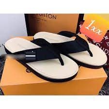 Dép nam quai ngang thêu đế cao su CỰC HOT 2021, Dép nam đẹp mang êm chân