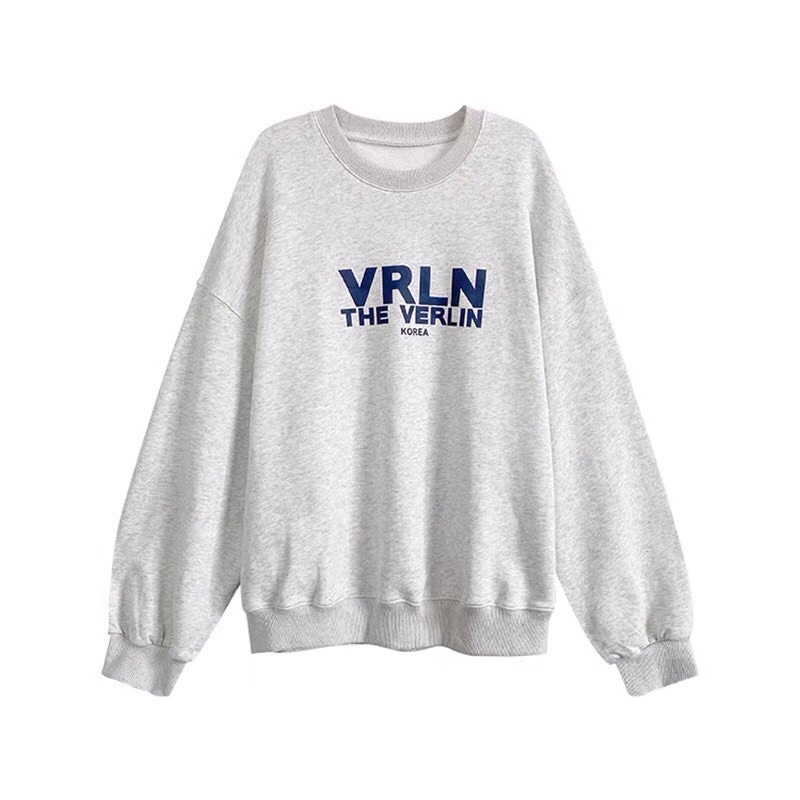 Áo SWEATER XÁM CHỮ XANH CHẤT NỊ MỊN | BigBuy360 - bigbuy360.vn