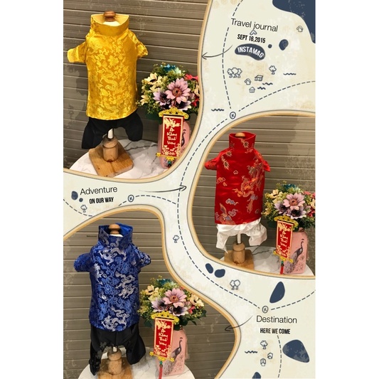 Áo Dài TẾT cho chó/mèo [CÓ BÁN SỈ]