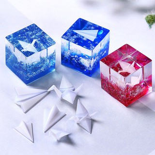 Mô Hình 3D Trang Trí Resin - Hạc Giấy, Máy Bay Giấy