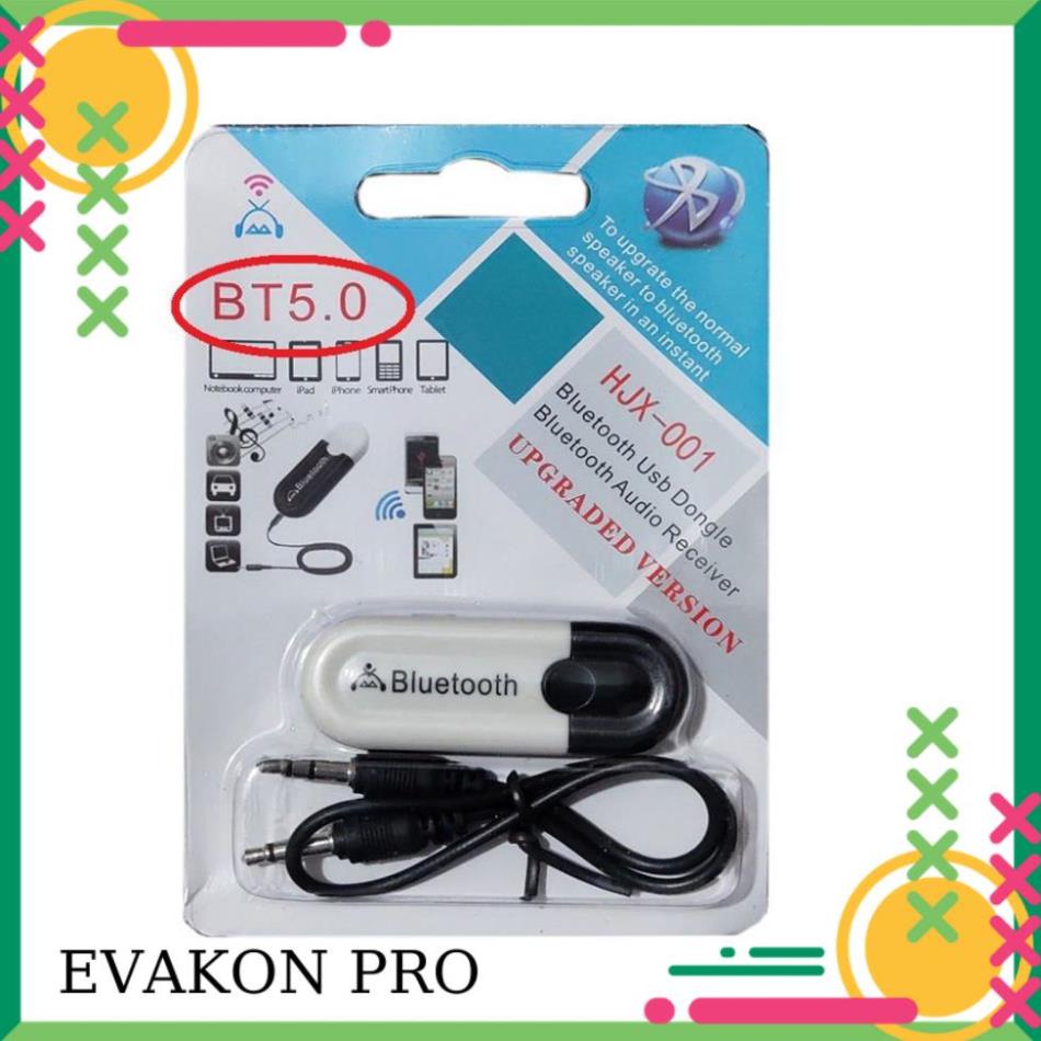 USB Bluetooth DONGLE 5.0 & 4.0 HJX 001 loại 1 không nhiễu - dùng cho loa, amply, mixer, equalizer