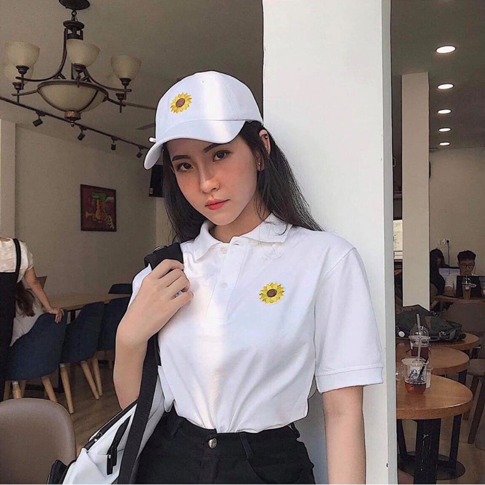 Áo Polo Hoa Hướng Dương