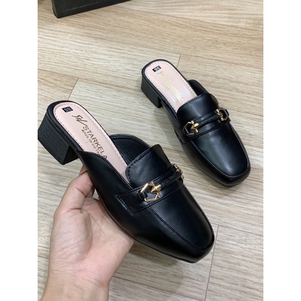 Giầy sục khoá gót 4 cm