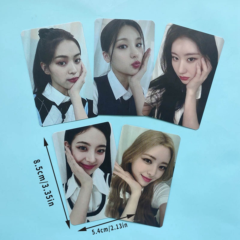 Set 5 Tấm Thẻ Ảnh Lomo Yeji Lia Nhóm Nhạc Kpop ITZY