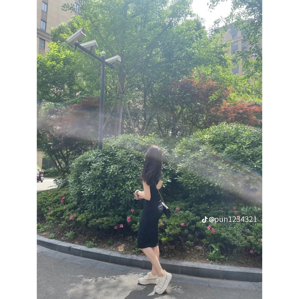 Váy suông nữ bigsize dáng dài ZIP 3 LỖ