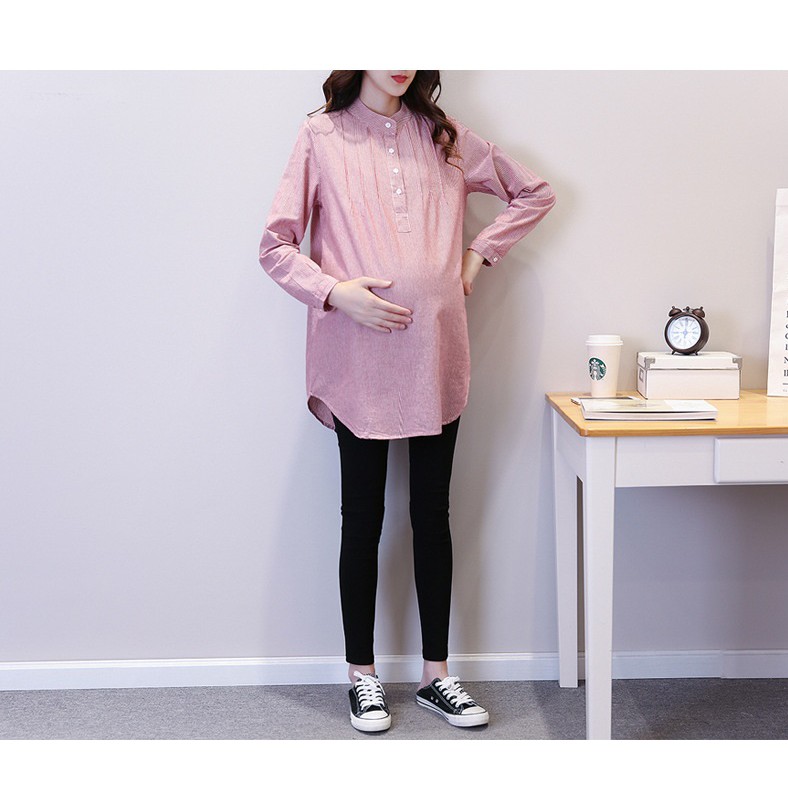 Áo Bầu Xinh Sơ Mi Bầu Xinh AB132