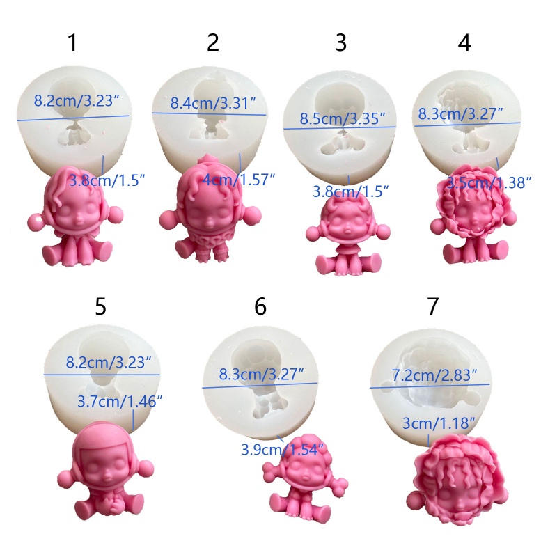 Khuôn Silicone Tạo Hình Làm Nến Hình Lâu Đài Rừng