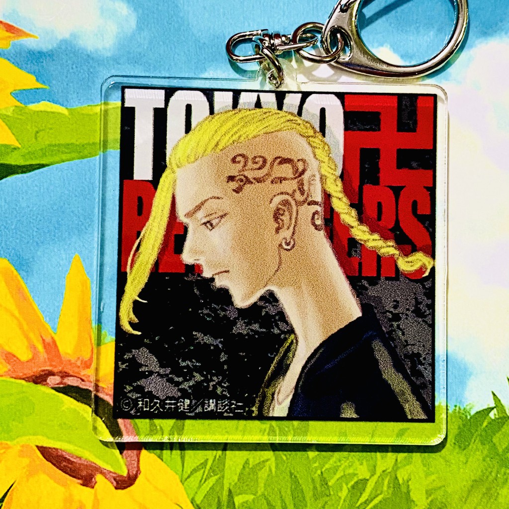 ( Mica trong acrylic ) Móc khóa in hình TOKYO REVENGERS Kịch Trường Của Takemichi ver HÌNH VUÔNG anime chibi xinh xắn