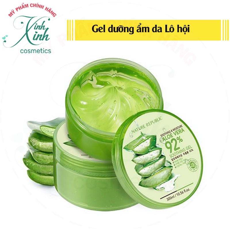 Gel dưỡng ẩm da Lô hội Aloe Vera Natural Republic 300ml